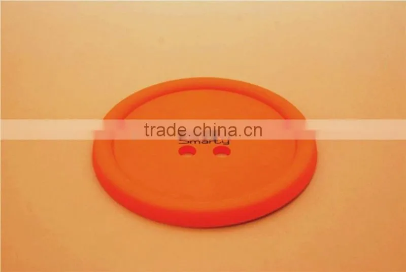 custom rectangle soft pvc coaster/rubber round cup coaster/silicone circle mat