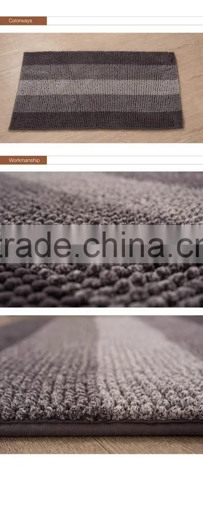 2016 NEW Multi-Color Chenille Bathmat