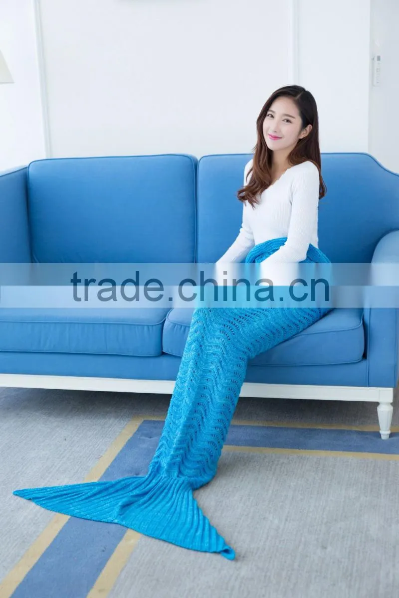 Custom Wholesale Sexy Girls Women Mermaid Tail Blanket