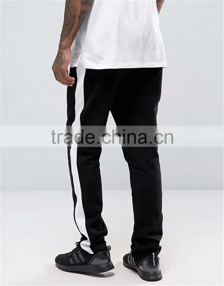 Men Sportswear Apparel Taper Waistband Gym Jogger Pants Wholesale Sweatpants Mens Joggers With Stripe