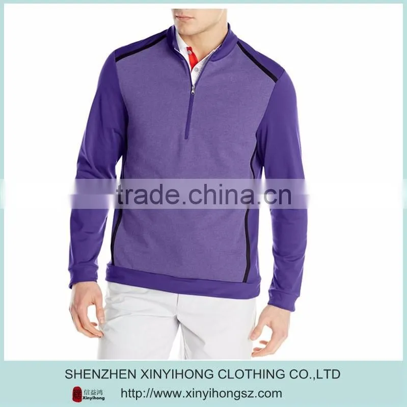 OEM Designed Golf Pullover Sportswear ,anti-wrinkle pullover with your logo