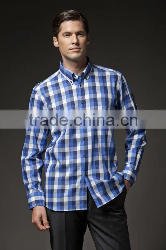 Classic Design Custom Men's Lapel Collar Formal Shirts