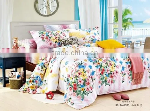 China supplier romantie bedding harely davidson comforter set cotton bedding set