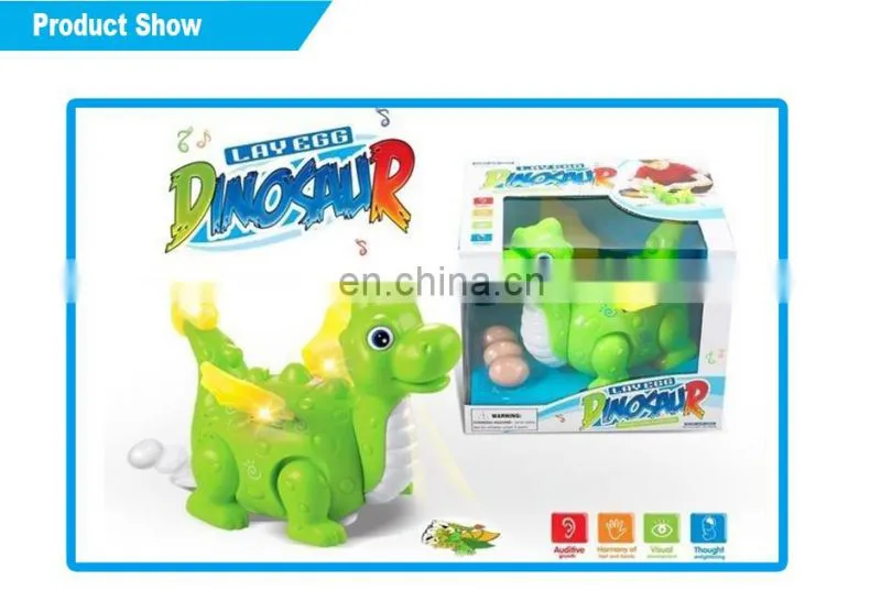 Cartoon projector lay eggs dinosaur toys with light and music