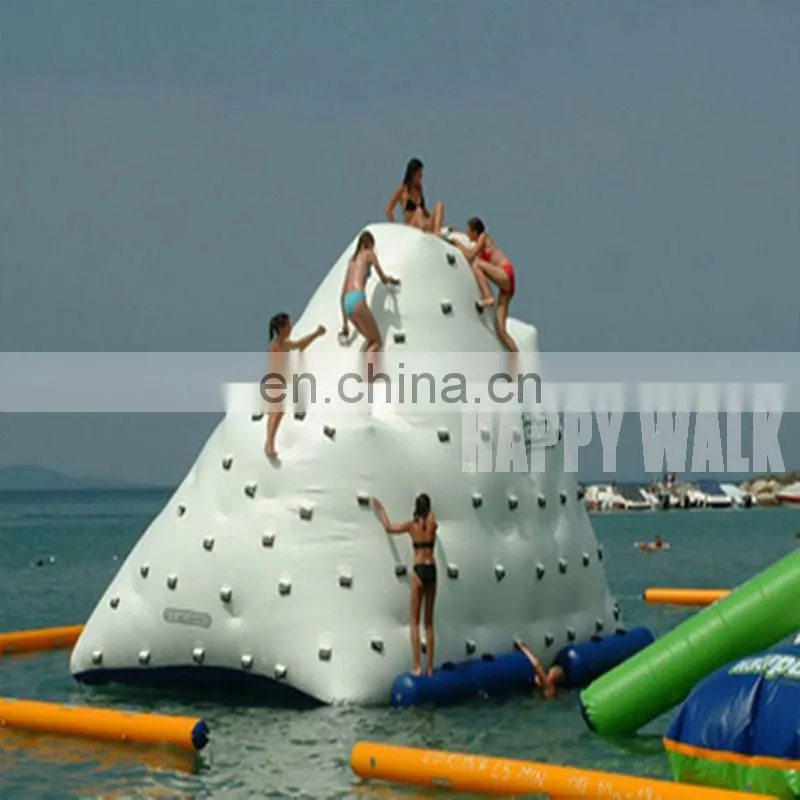Funny inflatable water ice berg for summer, inflatable equipment on water,inflatable pool float ice berg for kids play