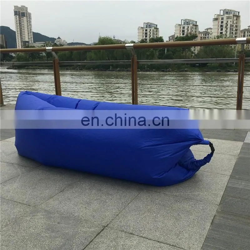 Fast Inflatable Sofa Sleeping Bag Outdoor Air Sleep Sofa Couch Portable Furniture Sleeping Hangout Lounger Inflate Air Bed F842