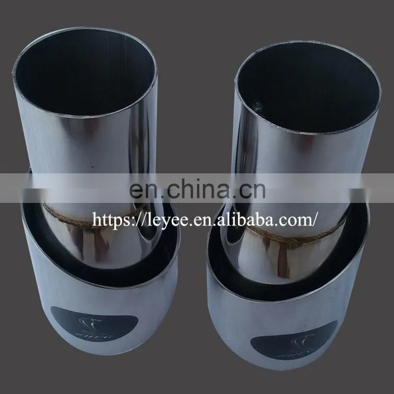 Stainless Steel Brushed Finish Dual Exhaust Tips