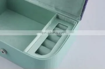 Turquoise personality jewelry box with mirror