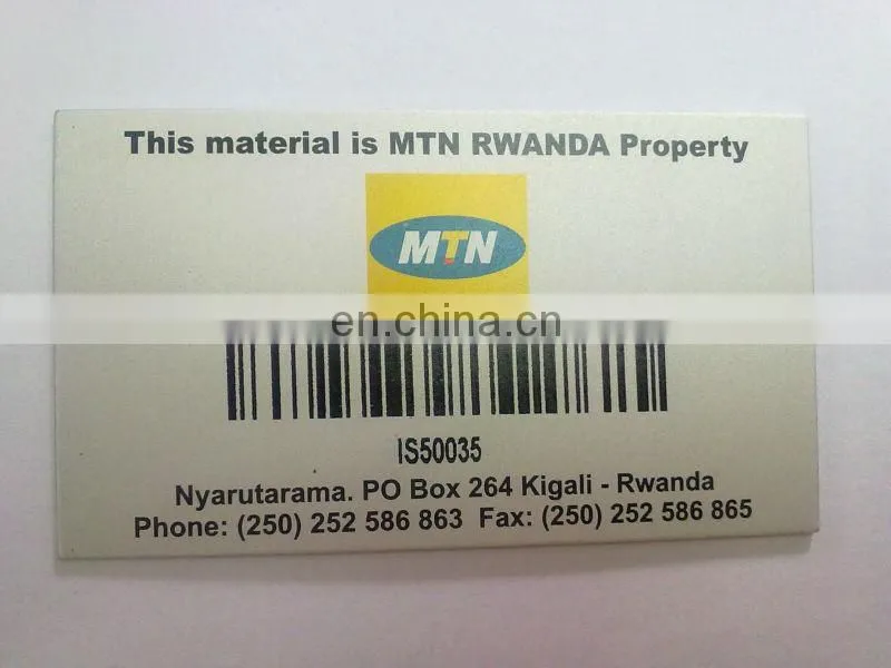 High quality outdoor metal barcode tag