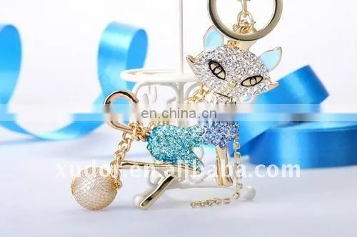 CATWOMAN CRYSTAL KEYCHAIN
