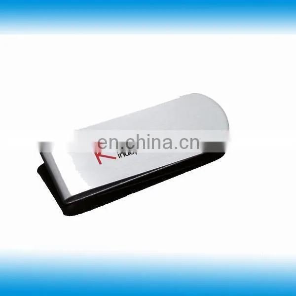 Metal cash clip with custom logo design for promotion