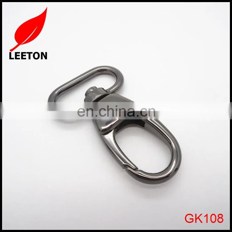 High quality Zinc alloy 1.0inch gunmetal swivel snap hook