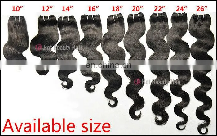 Durable Wavy Indian Temple Hair Weave