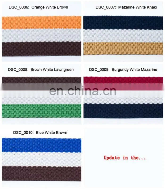 Foshan Factory Weisi Fashion Cotton Elastic Webbing For Belt