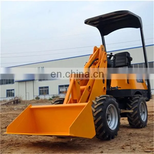 hysoon HD10L mini wheel loader with fork and bucket