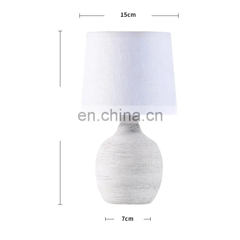 Antique home decorative ceramic table light and desk lamp for indoor room