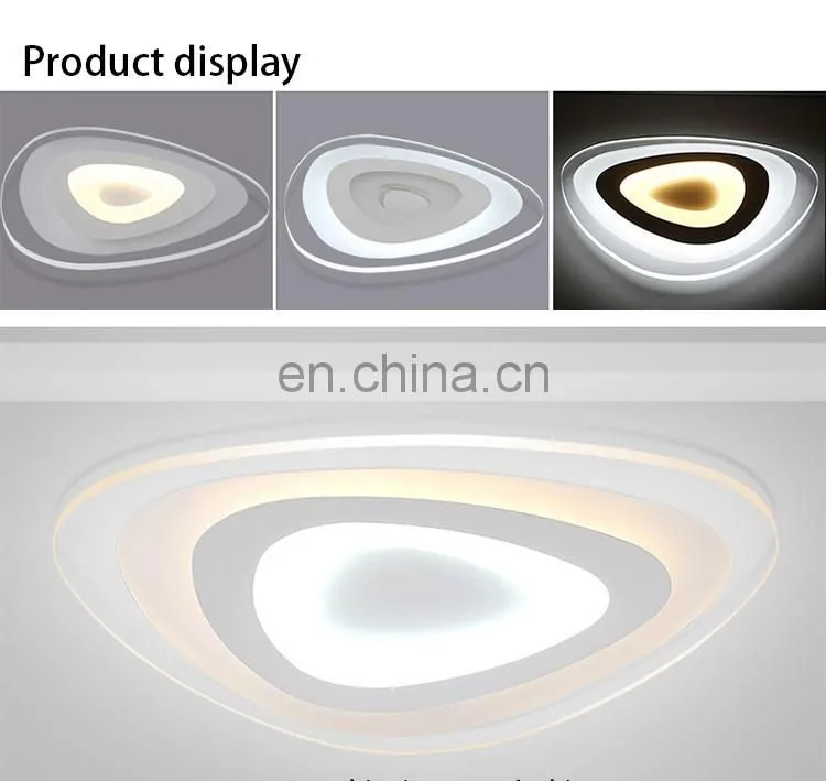 Ultra-thin personalized ceiling lamp acrylic creative lighting for bedroom living room study restaurant lights fixtures