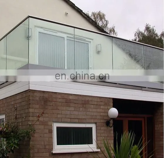 aluminum frameless 8mm glass fence for swimming pool