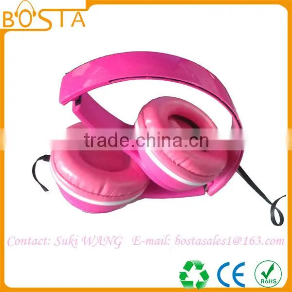 High quality promotional exhibition China wholesale funny fashion folding headphones