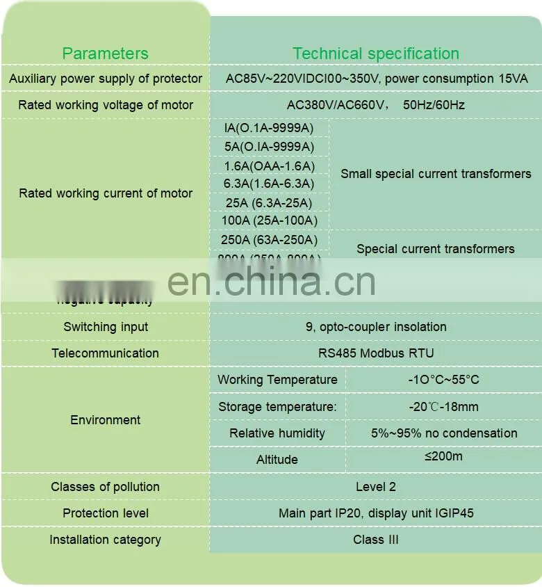Acel ARD2F-25 Din rail small intelligent motor protector main module rated current 25a