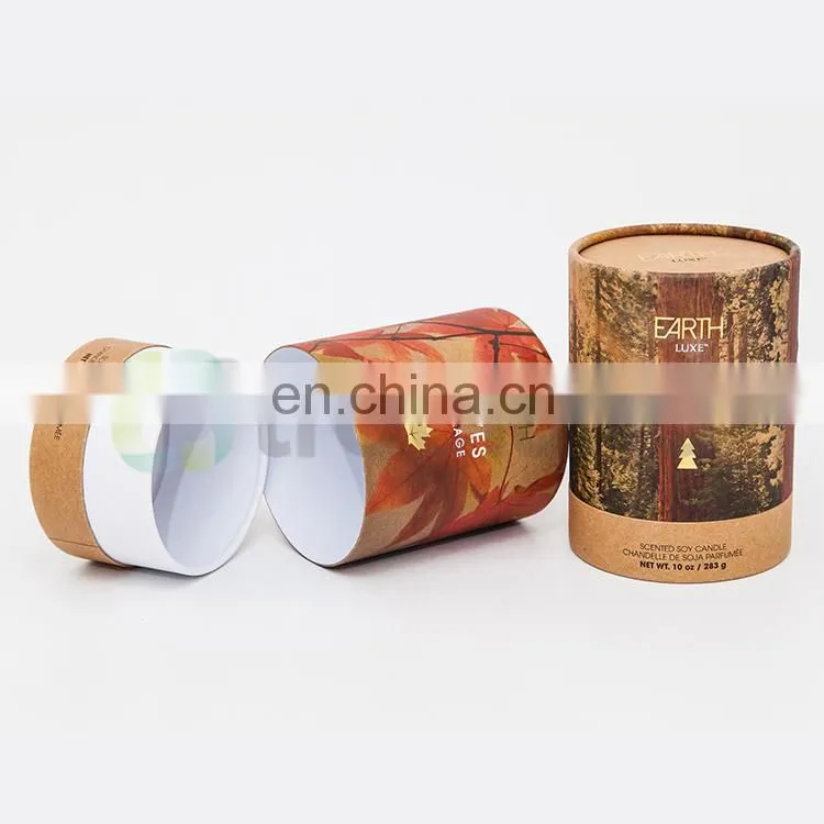 Best selling kraft paper tube boxes cardboard packaging for oil diffuser