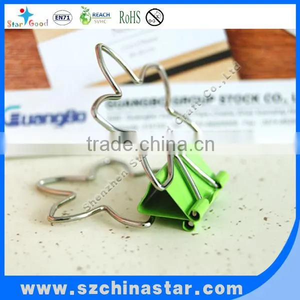 China manufacturer promotional metal binder clip