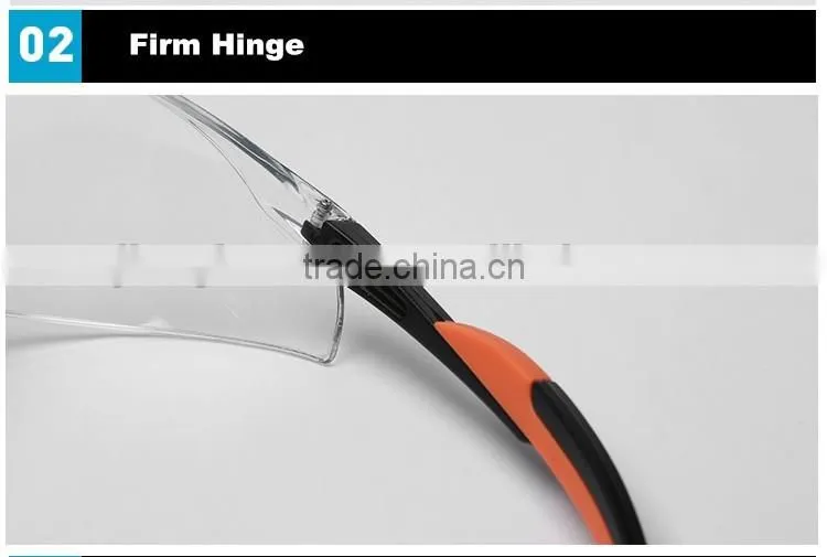 Custom brands machine welding goggle clear lens color dustproof eye glasses