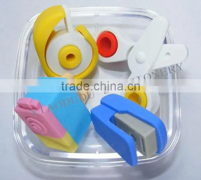 Mini Candy Macaron Shaped 3D Eraser