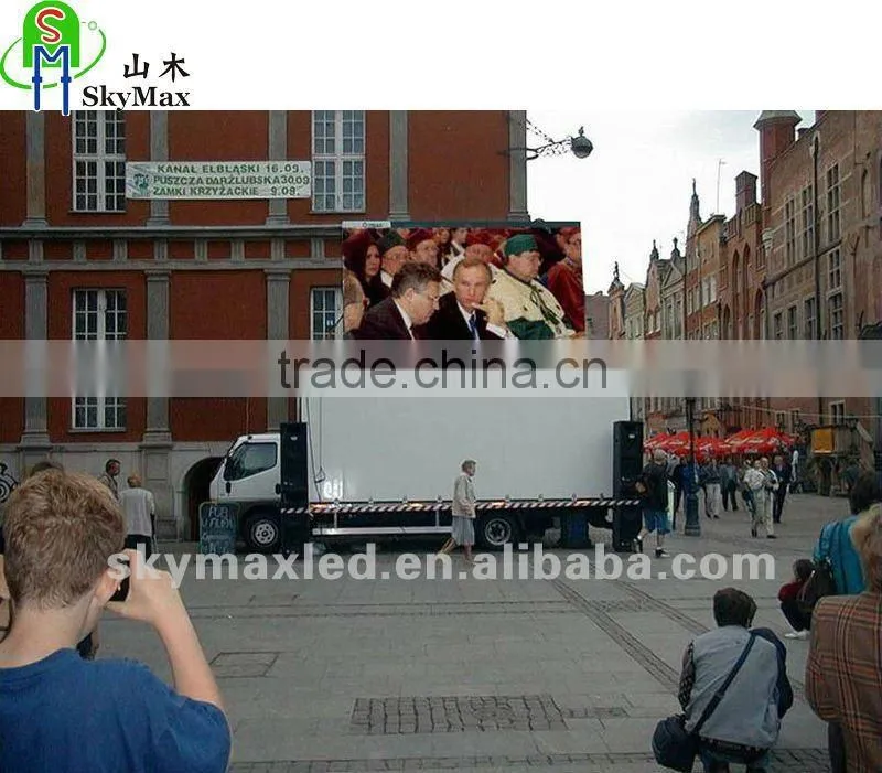 High Brightness Mobile Outdoor Advertisement Car LED Display