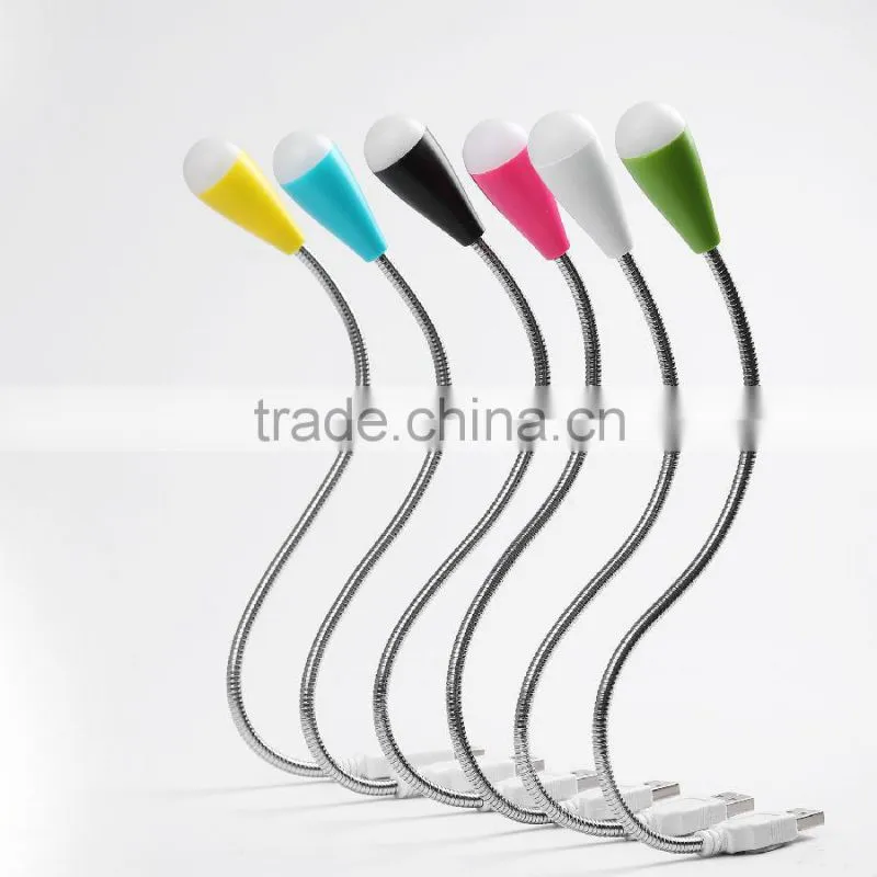 3w blue bendable with USB led bed head reading lighting