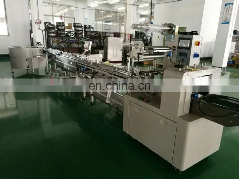 Waffle roll automatic packing puffed bar packaging machine in individual package