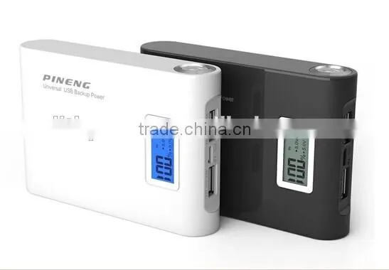 2016 new design lithium power bank with 2USB output power bank and solar power bank