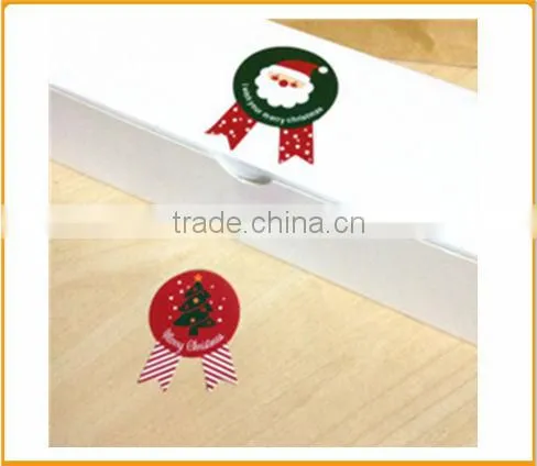 pvc plastic label sticker, sticker rolls ,christmas stickers roll