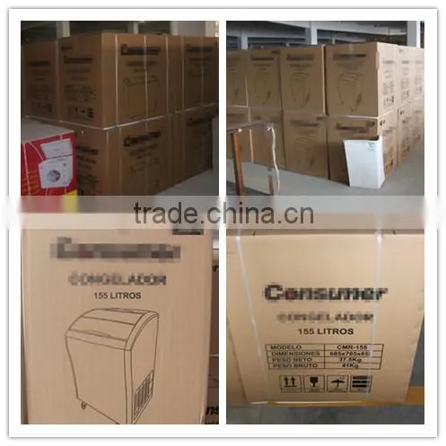 newest style counter top curved glass door chest freezer