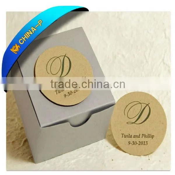 brown paper label sticker