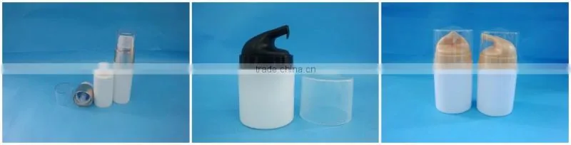 PP 50ml airless bottle for sale,airless cream/lotion/face cleanser bottle,cosmetic airless bottle