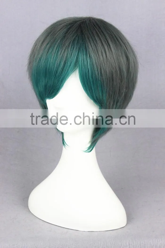 wholesale short 35cm multi color girls lolita synthetic wig