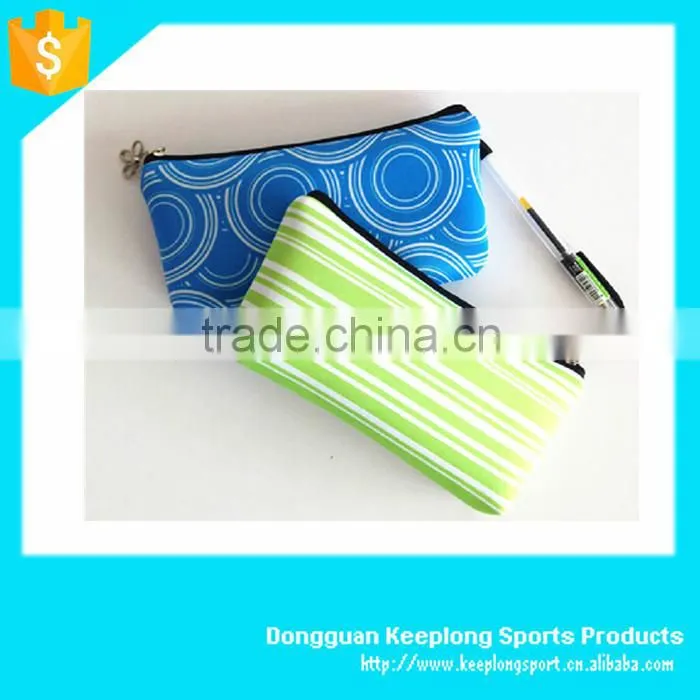 2015 wholesale pencil case soft neoprene pencil case