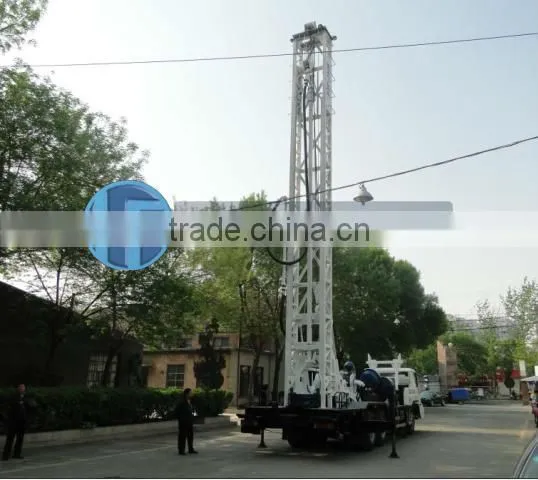 Strong powerful!HFT350B truck mounted hydraulic multi-function drilling rig