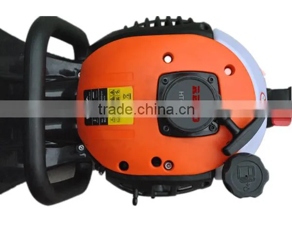 hot sell dual blade 26cc with anti-vibration CE gasoline hedge trimmer