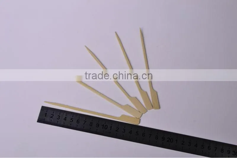 Knot pick,rotating bbq skewers,special bamboo skwers bamboo paddle skewers