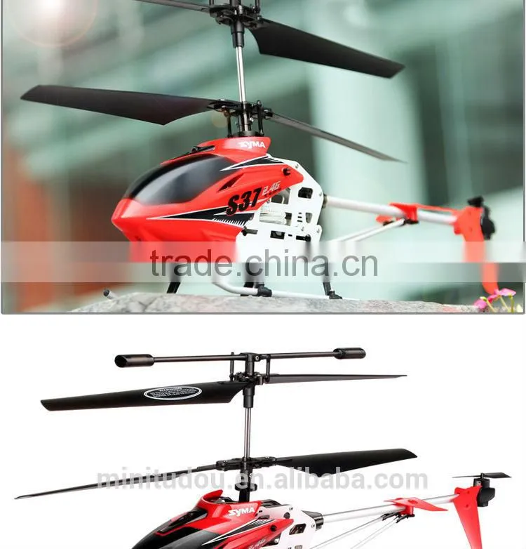 Minitudou RC toys S37 2.4G RC Helicopter 3CH Remote Control Toys