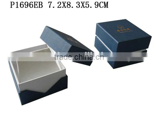P1696R New Design Top and Bottom Shape Cardboard Paper Jewelry Ring Box