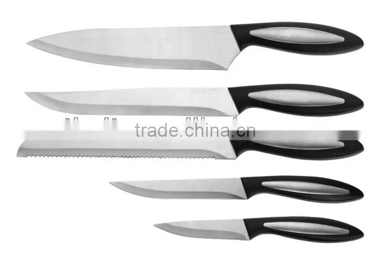 BAKELITE HANDLE STAINLESS STEEL 6PCS KITCHEN KNIFE SET