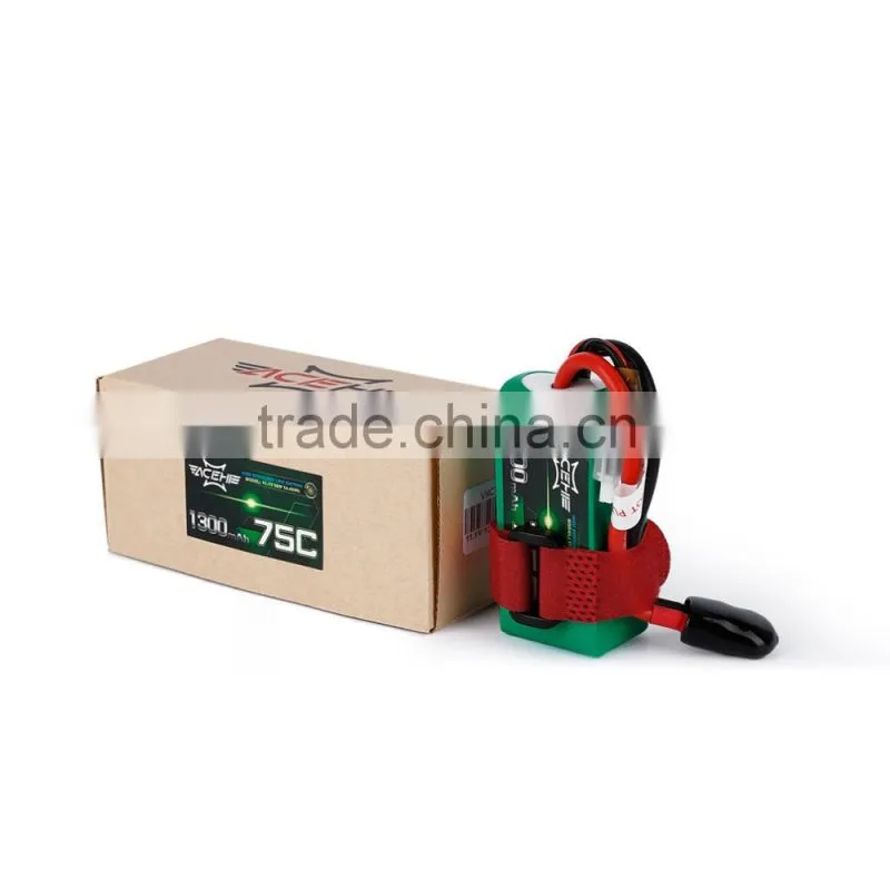 ACEHE 11.1V 1300mAh 75C Capacity High Rate Lipo RC Battery