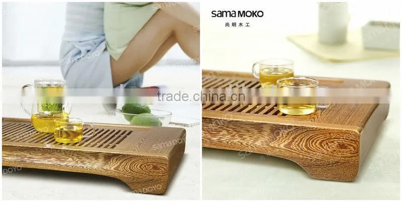 Samamoko Hotel/ Restaurant/ Bar Wooden Tea Trays/ Teaboards Factory Price Guangzhou Supplies