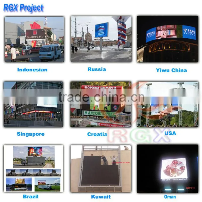 RGX P7 led display original big factory support OEM with Germany TUV lab CE RoSH