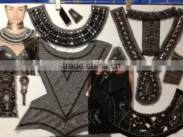 Laser Cutting Eyelash Laces Collar for Ladies Sweater or Dress -- H1412056