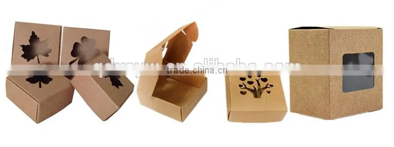 2016 New Style Thin Cardboard Box Packaging With Window