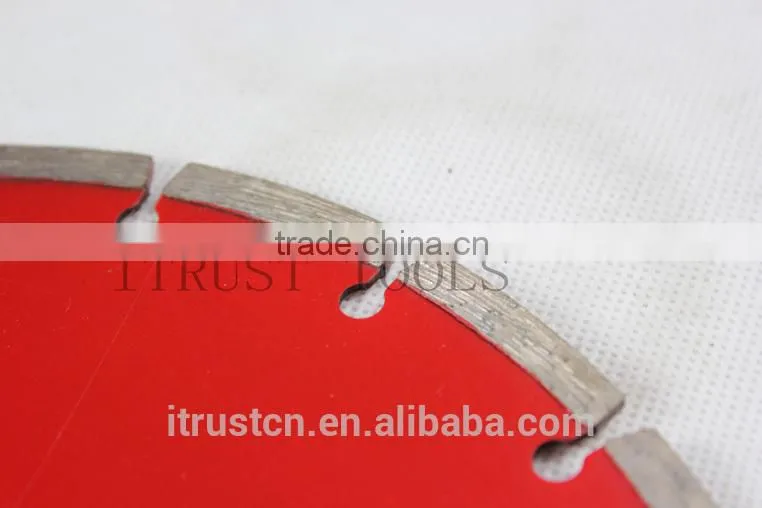 top quality red laser diamond saw blades for Concrete for Concrete CT0104